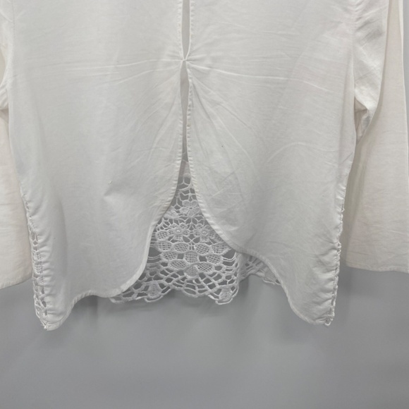 InTu white blouse Size Large - Picture 4 of 8
